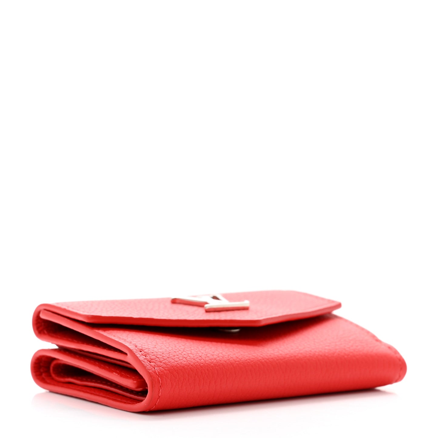 Calfskin Lockmini Wallet Kabuki