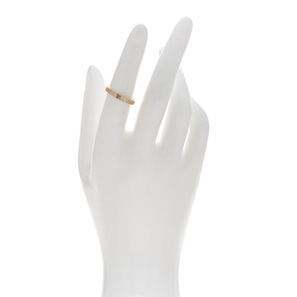 Cartier 18K Yellow Gold Diamond 2.6mm LOVE Paved Band Ring 52 6 2 of 5