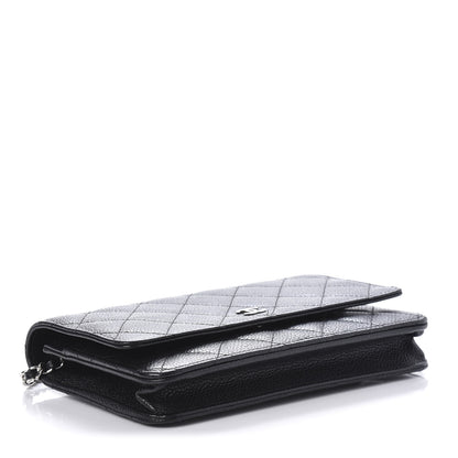 Chanel Caviar Quilted Wallet On Chain WOC Black 4 of 11