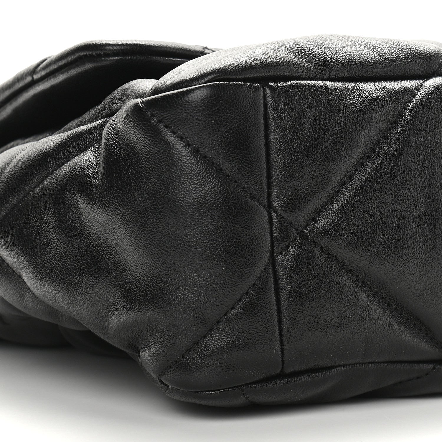 Chanel Lambskin Quilted Large Chanel 19 Flap Black 8 of 9