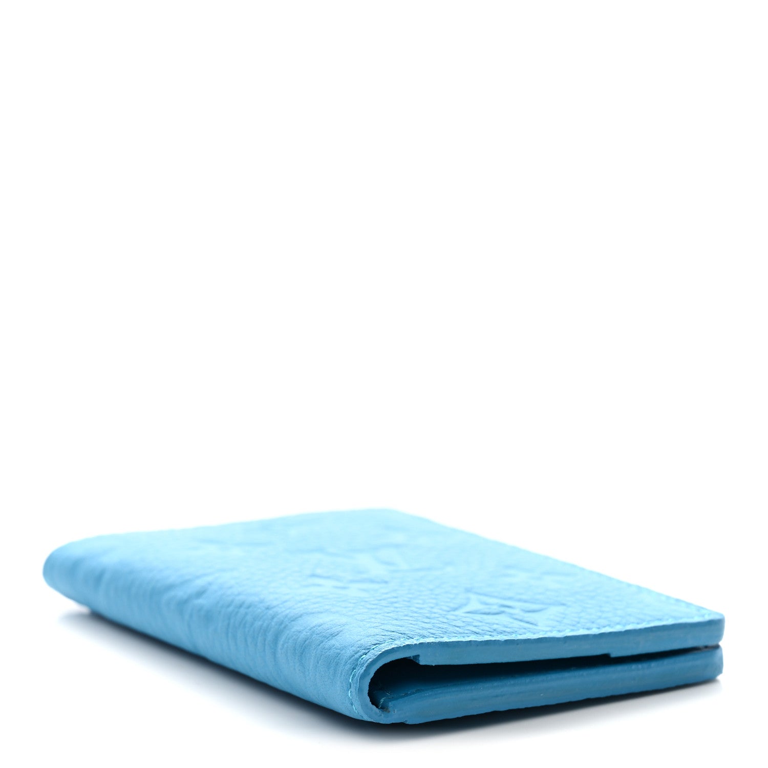 Louis Vuitton Taurillon Monogram Pocket Organizer Turquoise