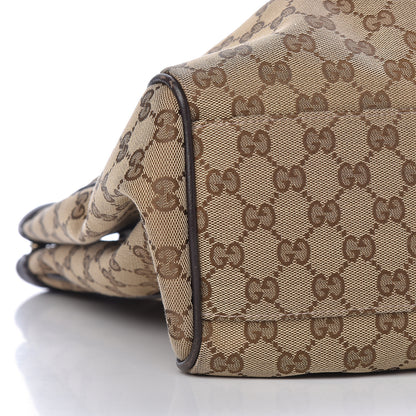 Gucci Monogram Dollar Calfskin Large Sukey Tote Beige Ebony Testa di Moro 9 of 10