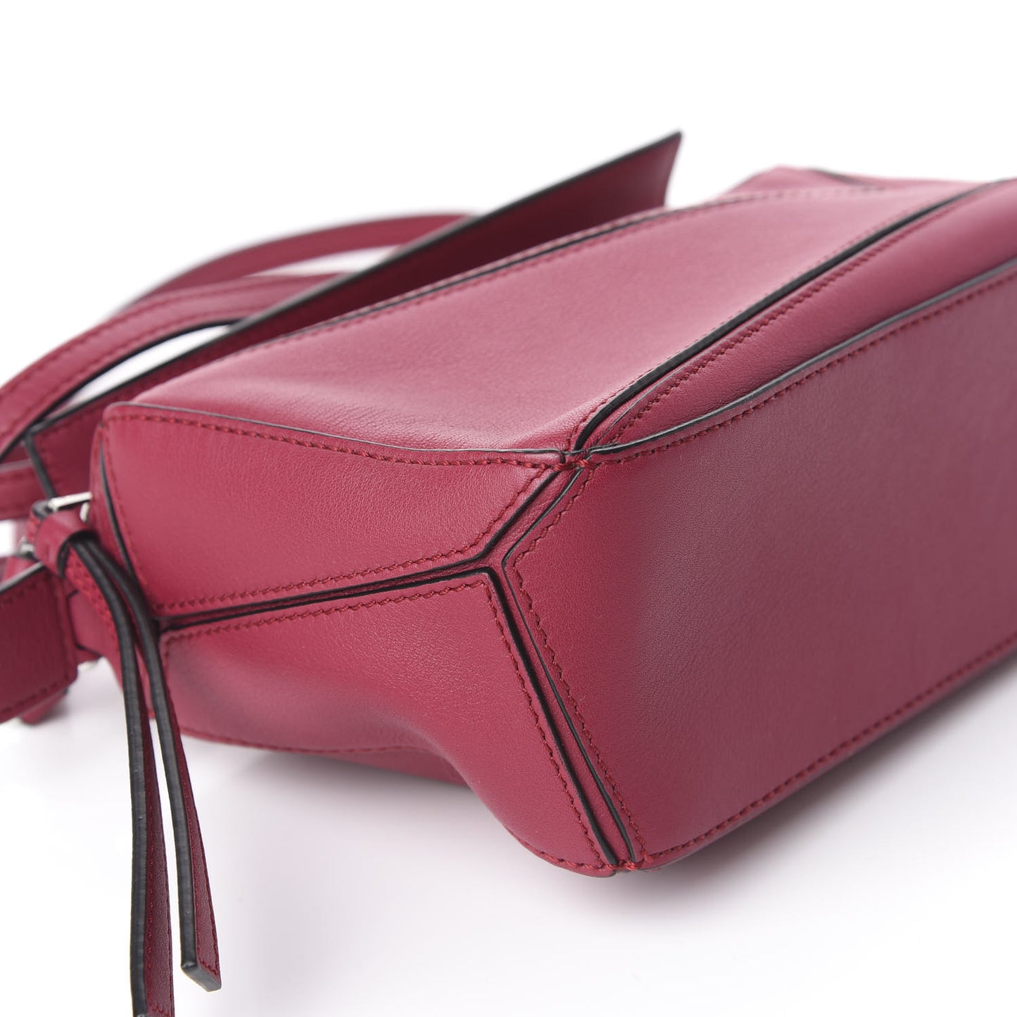 Calfskin Mini Puzzle Bag Raspberry