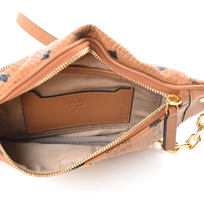 MCM Visetos Stark Belt Bag Cognac 5 of 11
