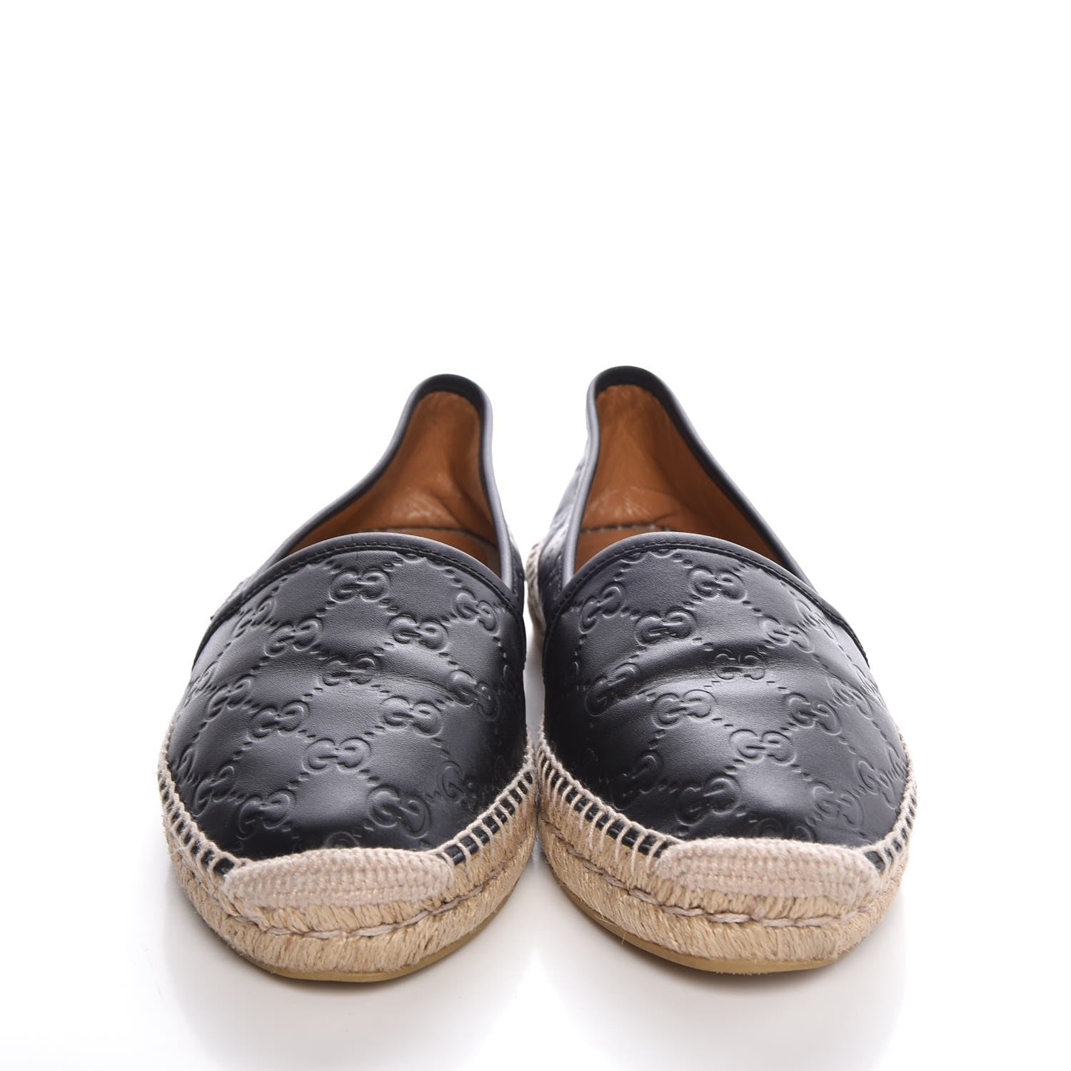 Gucci Guccissima Signature Espadrilles 41.5 Black 2 of 11