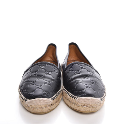 Gucci Guccissima Signature Espadrilles 41.5 Black 2 of 11