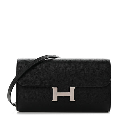 Hermes Epsom Constance Long To Go Wallet Black 1 of 7