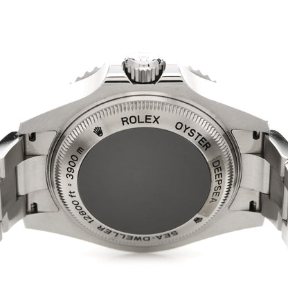 Rolex Stainless Steel 44mm Oyster Perpetual Date Sea-Dweller Deepsea Watch Black 116660 4 of 5
