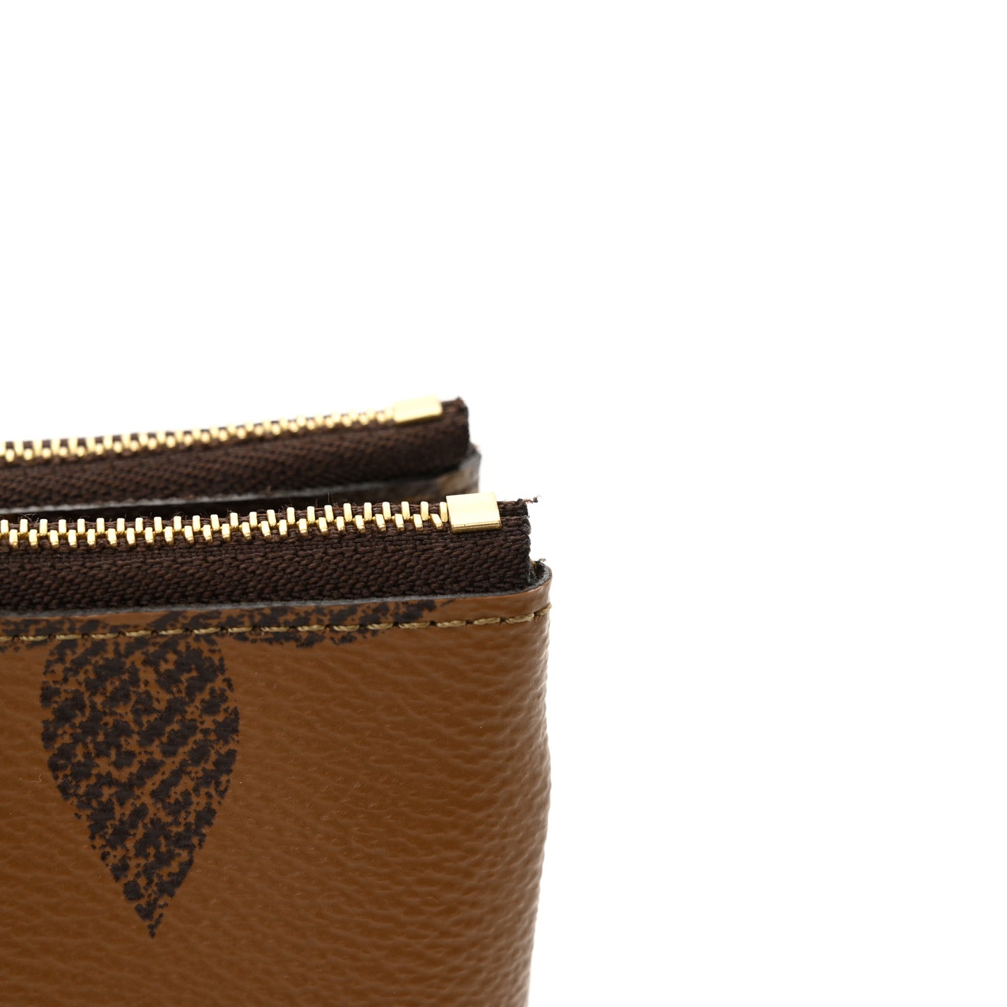 Reverse Monogram Giant Double Zip Pochette