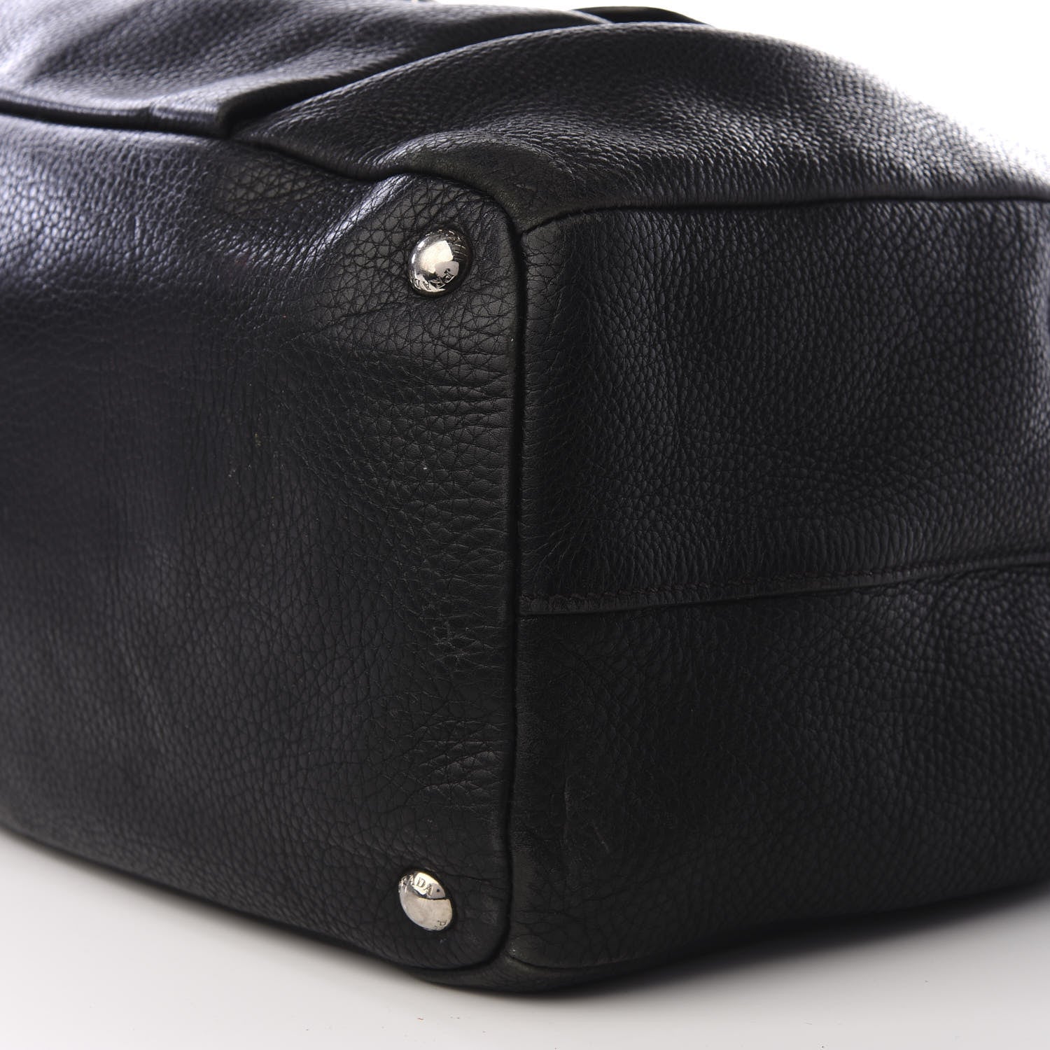 Prada Vitello Daino Shoulder Bag Black 6 of 8