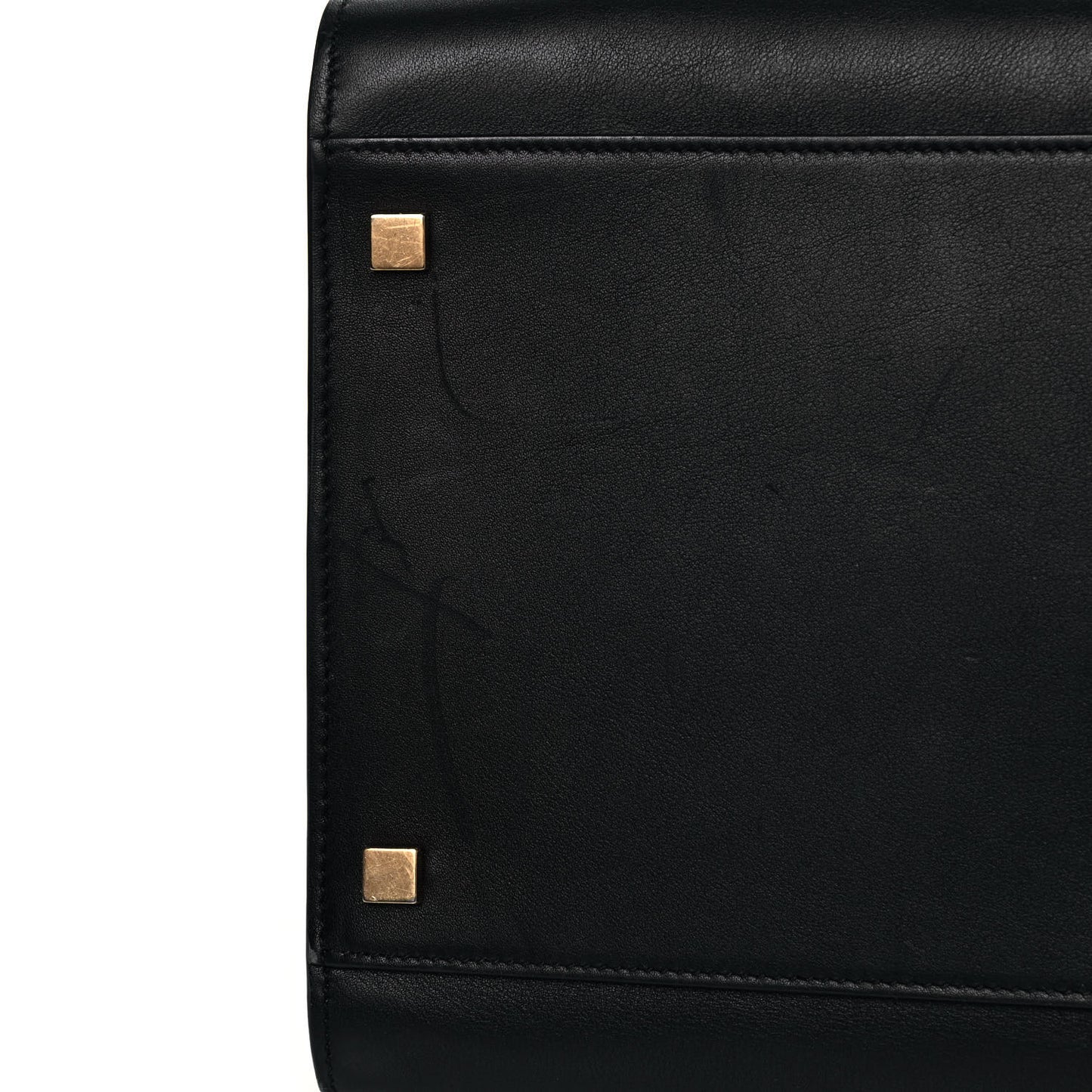 Calfskin Large Manhattan Shopper Tote Black