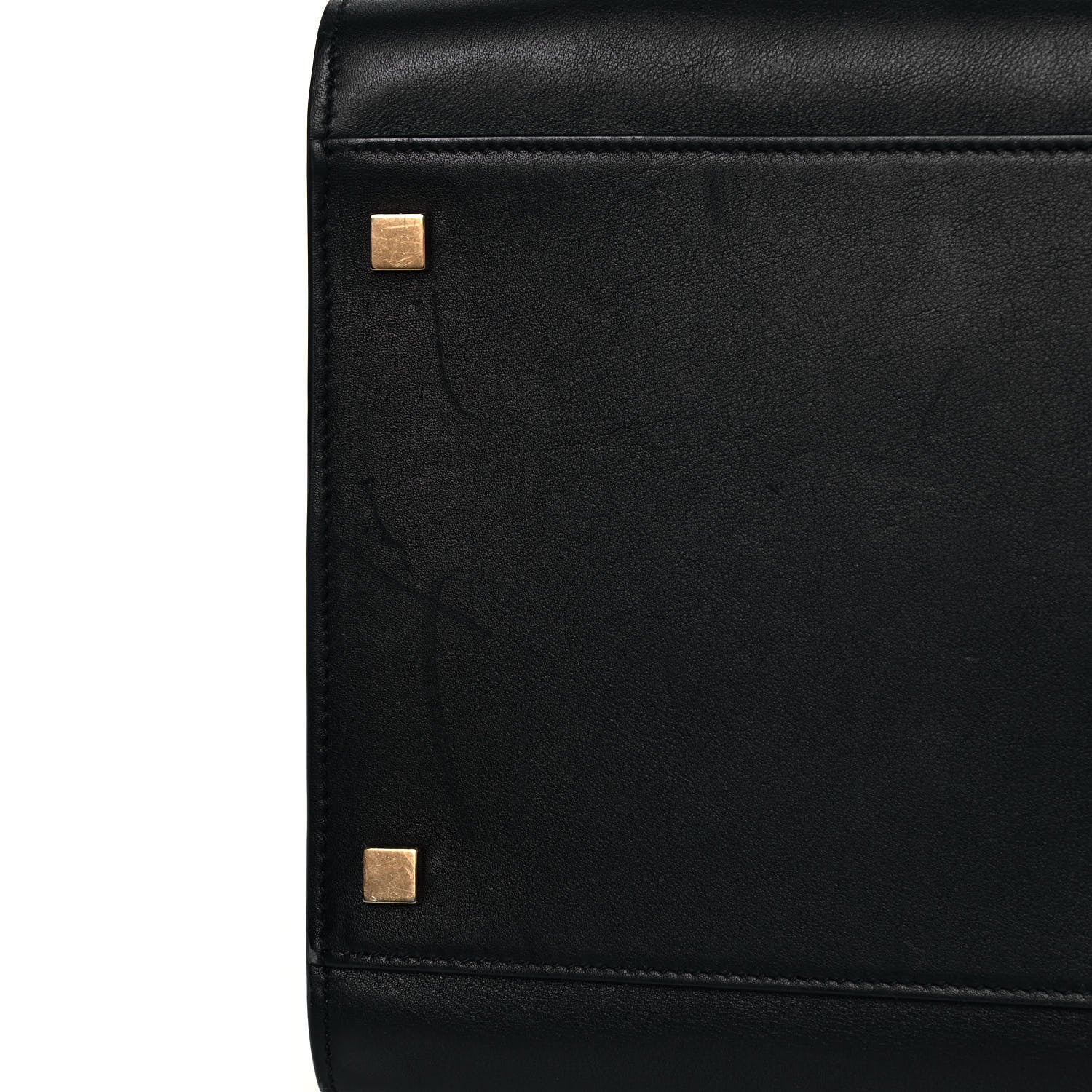 Saint Laurent Calfskin Large Manhattan Shopper Tote Black 13 of 16