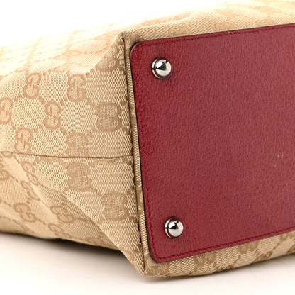 Gucci Monogram Large Eclipse Tote Red 9 of 16
