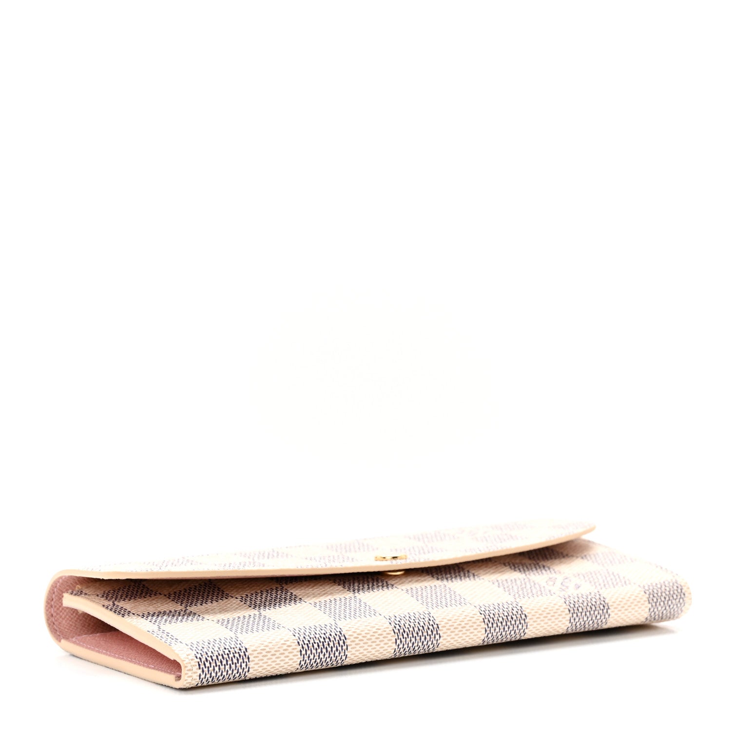Louis Vuitton Damier Azur Emilie Wallet Rose Ballerine 4 of 6