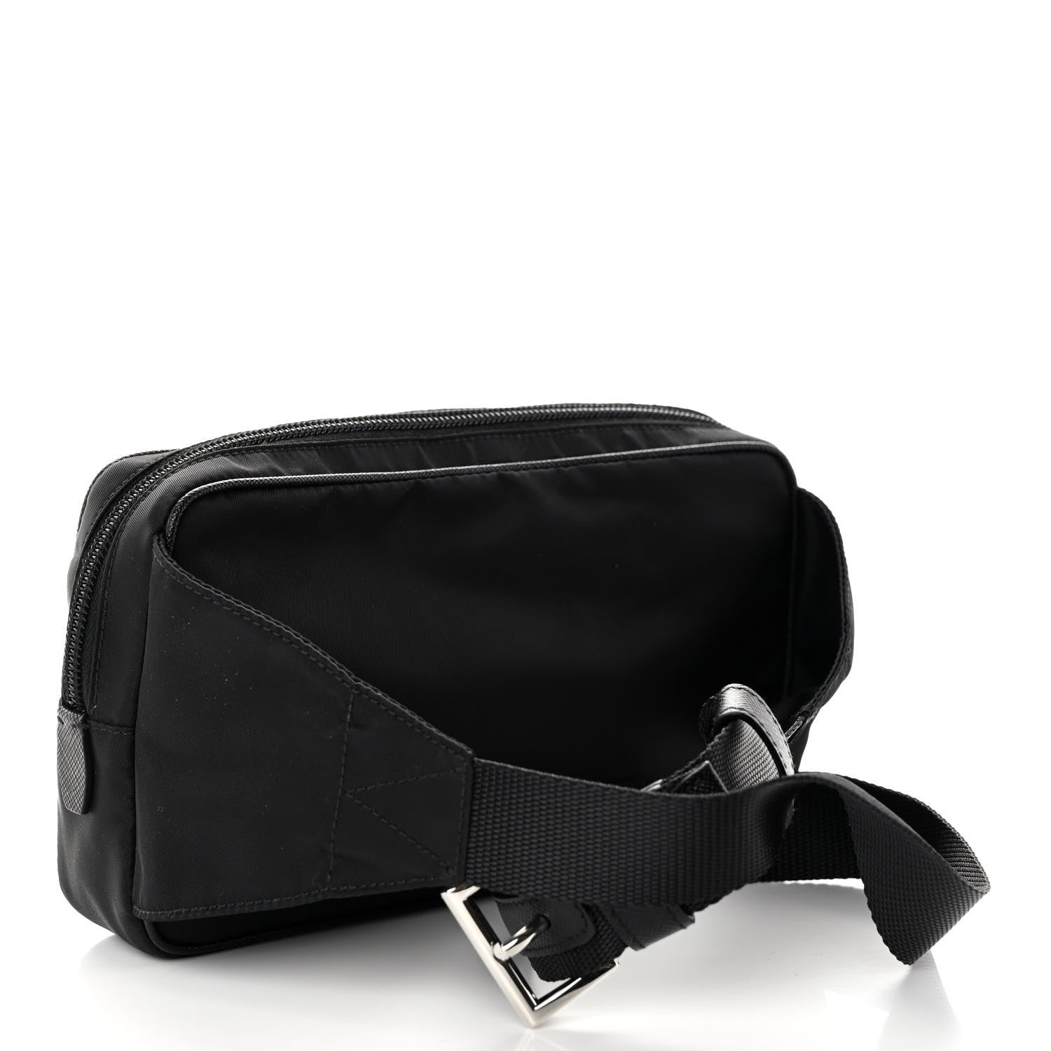 Prada Tessuto Nylon Belt Bag Black 3 of 10