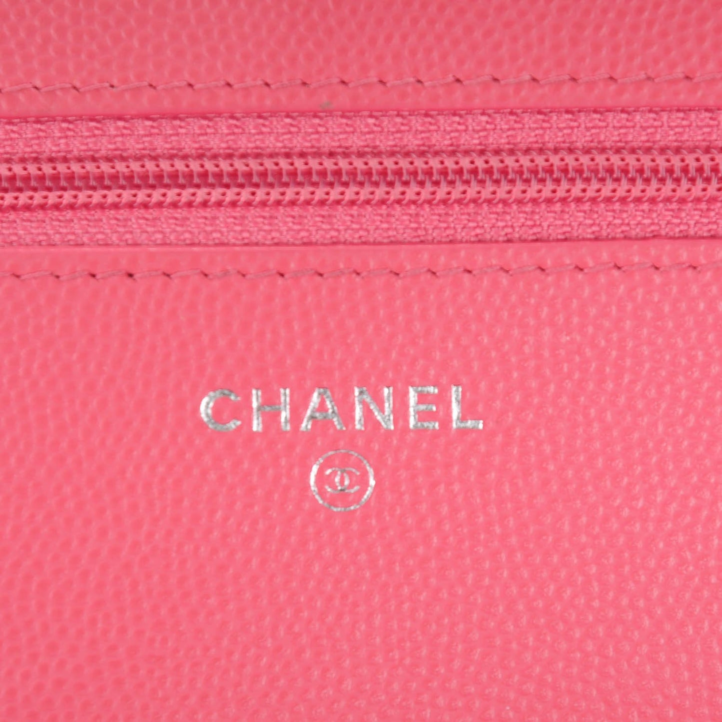 Caviar Chevron Wallet On Chain WOC Pink