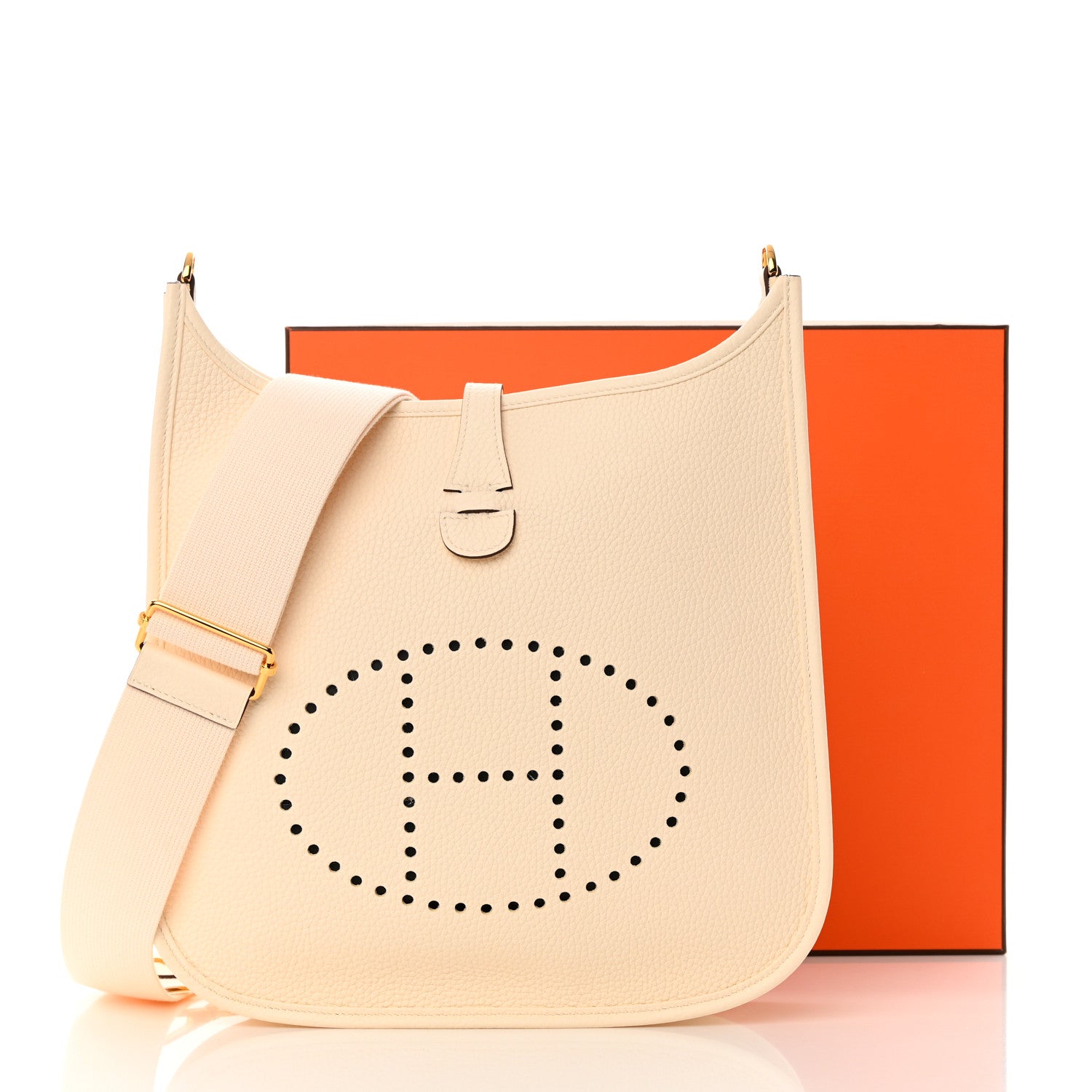 Hermes Taurillon Clemence Evelyne III PM Nata 12 of 12