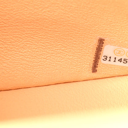 Chanel Lambskin Quilted Mini Rectangular Flap Pink Yellow 7 of 10