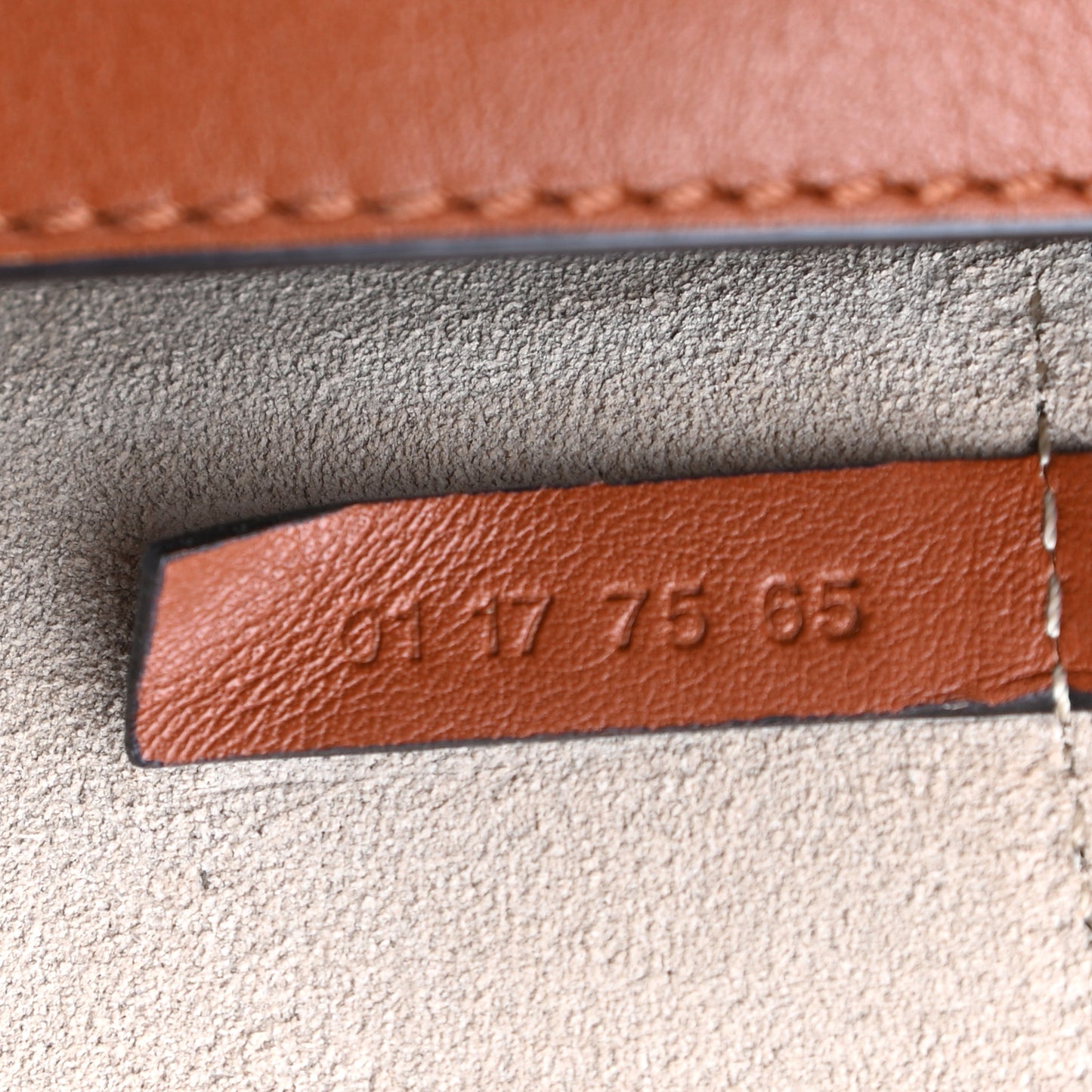 Suede Calfskin Mini Faye Shoulder Bag Tobacco