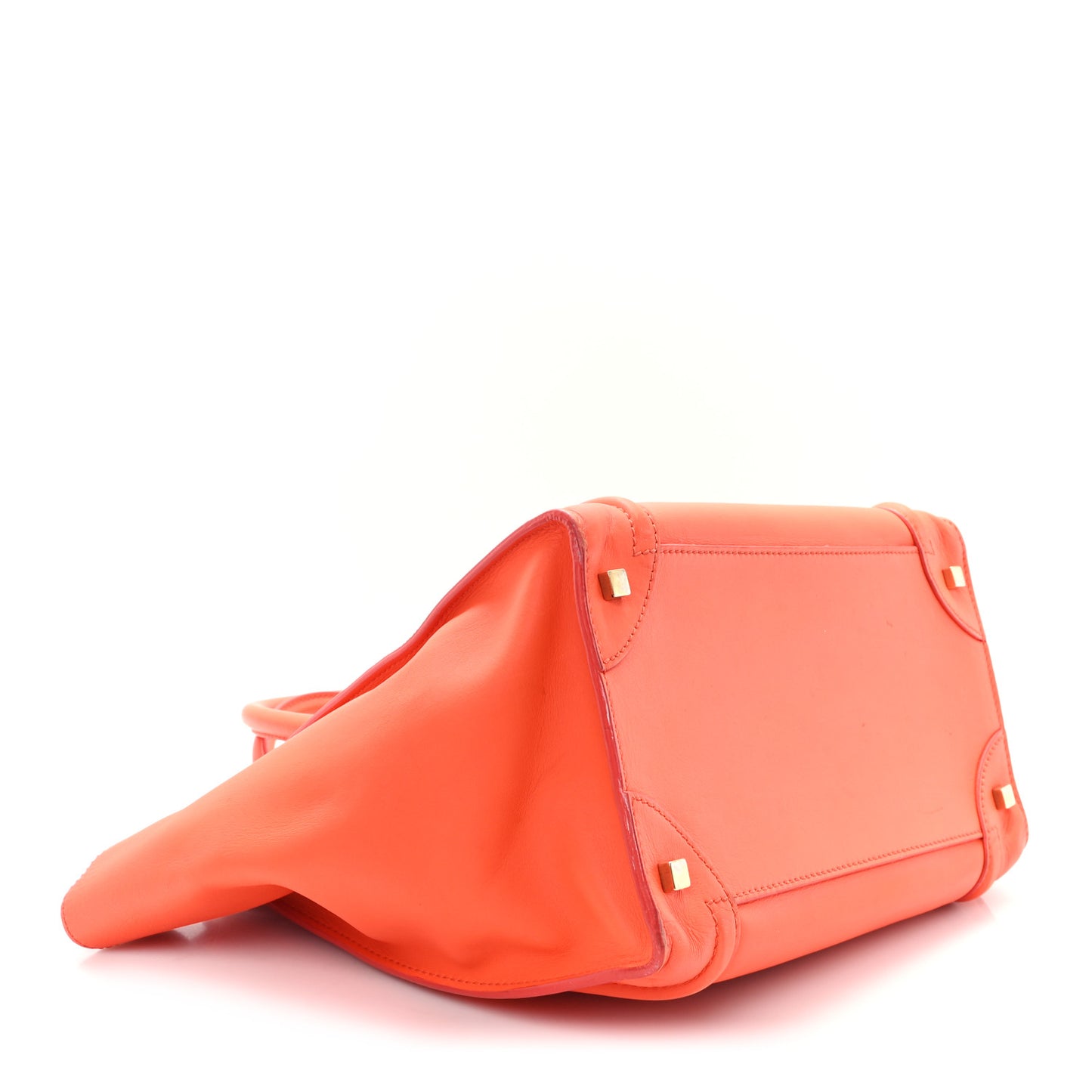 Smooth Calfskin Mini Luggage Bright Orange Bright Orange