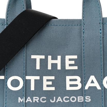Marc Jacobs Cotton Canvas Mini The Tote Bag Blue Shadow 8 of 11