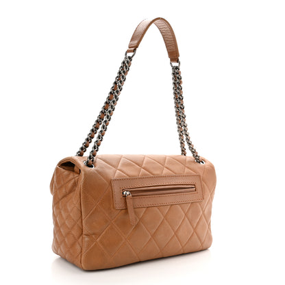 Chanel Caviar Quilted Coco Casual Flap Light Brown 2 of 9