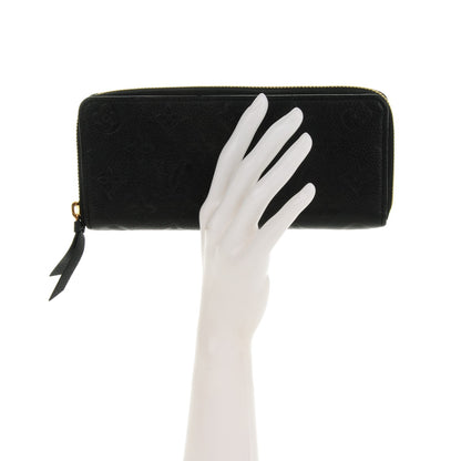 Louis Vuitton Empreinte Clemence Wallet Black 2 of 7
