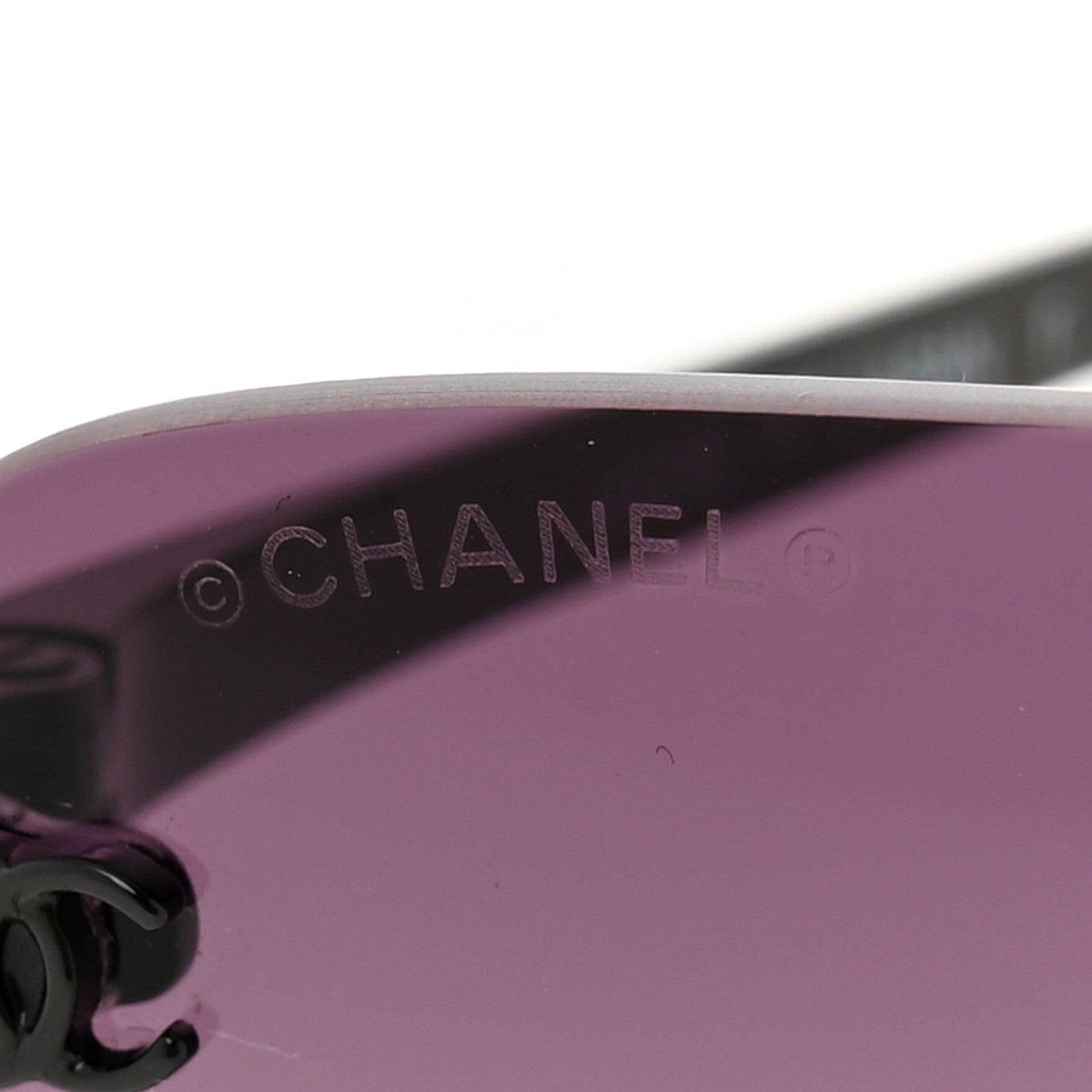 Chanel Titanium Cat Eye CC Sunglasses 4286-T Black 7 of 8