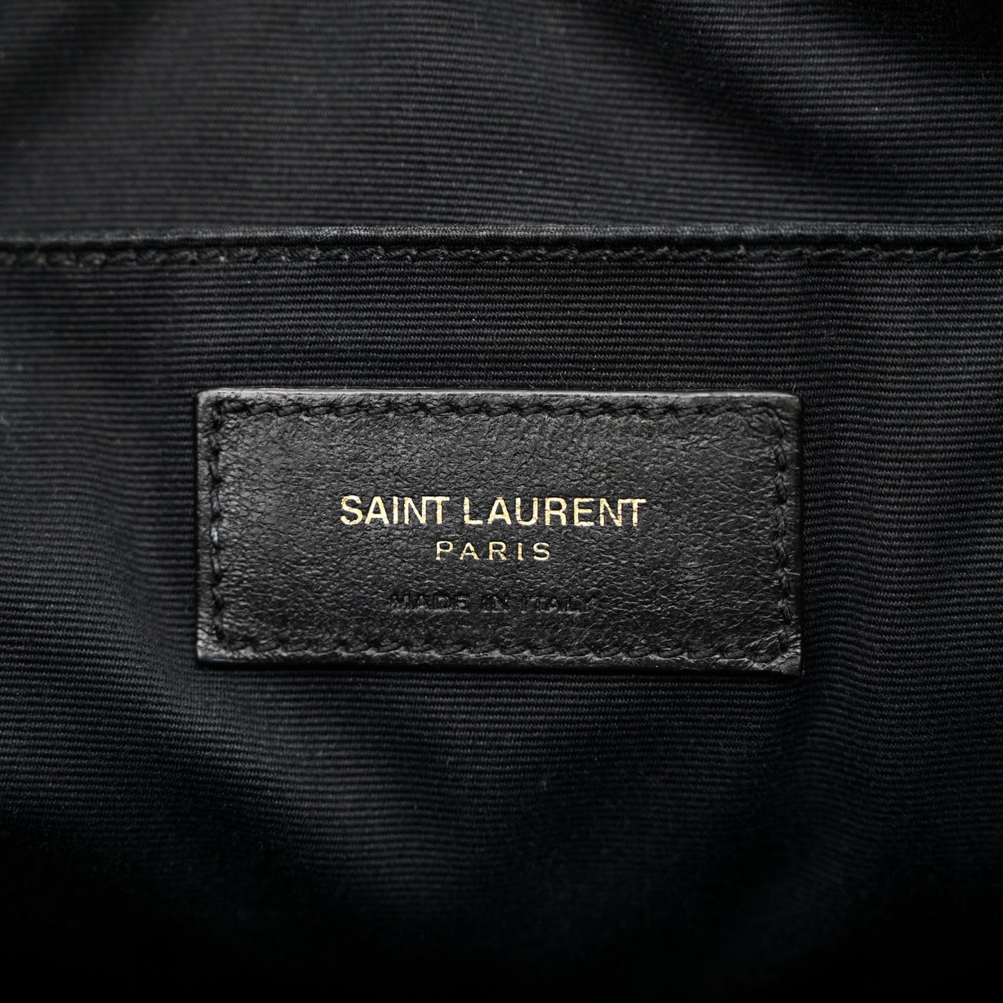 Velvet Matelasse Monogram Lou Camera Bag Black