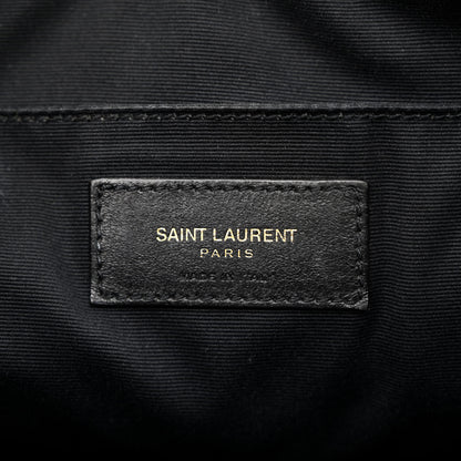 Saint Laurent Velvet Matelasse Monogram Lou Camera Bag Black 6 of 13