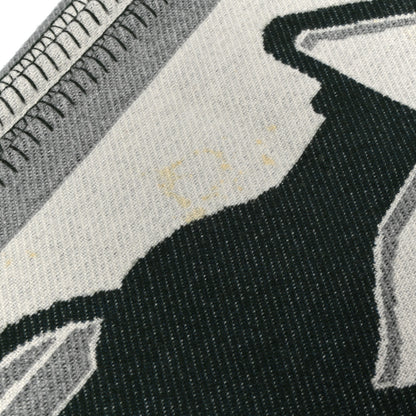 Hermes Wool Cashmere Plaid Tatersale Blanket 5 of 6