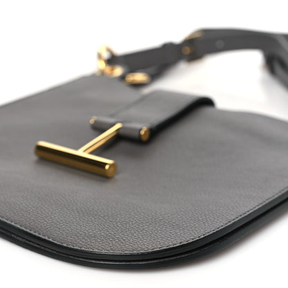 Tom Ford Grain Calfskin Small Tara Crossbody Grey 8 of 8