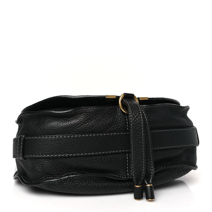 Chloe Calfskin Medium Marcie Round Crossbody Bag Black 4 of 10