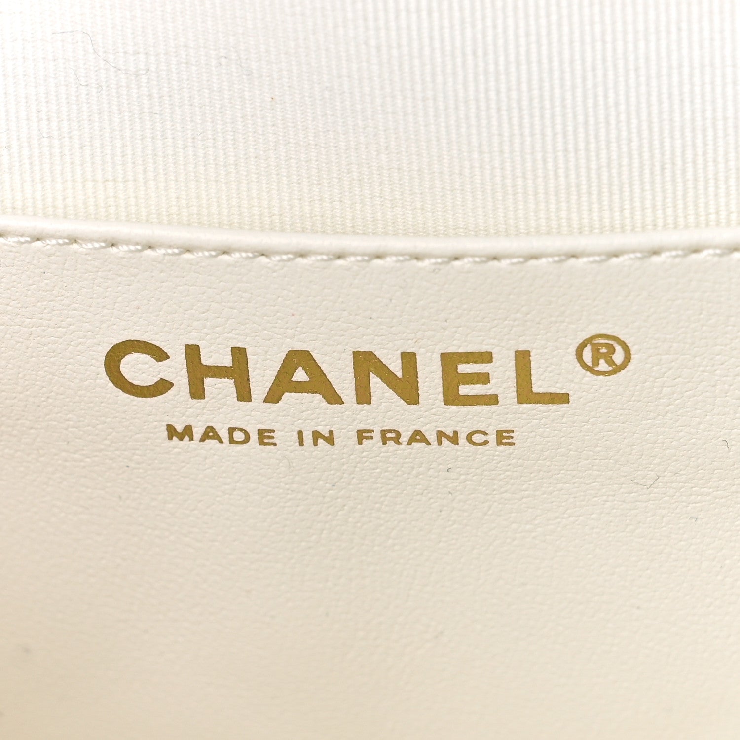 Chanel Lambskin Quilted CC In Love Heart Bag White 6 of 8