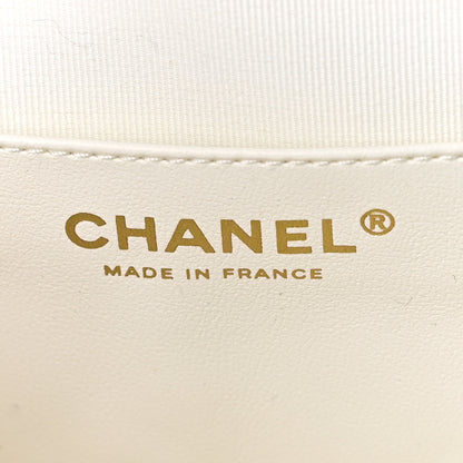 Chanel Lambskin Quilted CC In Love Heart Bag White 6 of 8