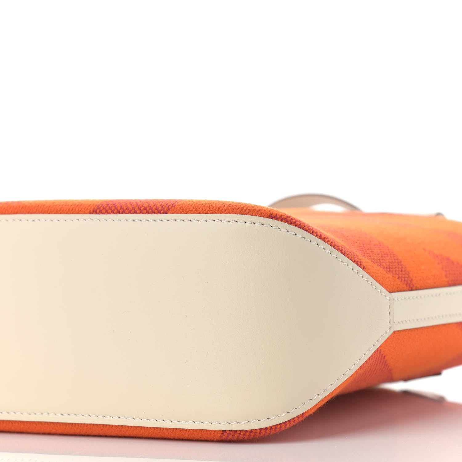 Hermes Swift H Canvas Cabas H En Biais 27 Feu Framboise Nata 10 of 11