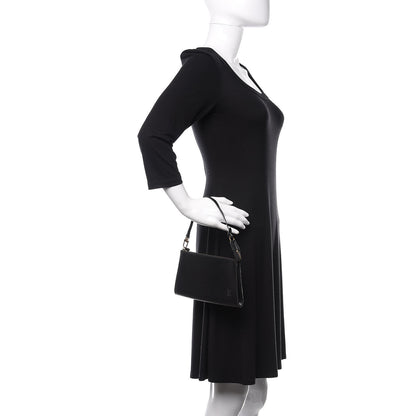 Louis Vuitton Epi Pochette Accessories 24 Black 2 of 10