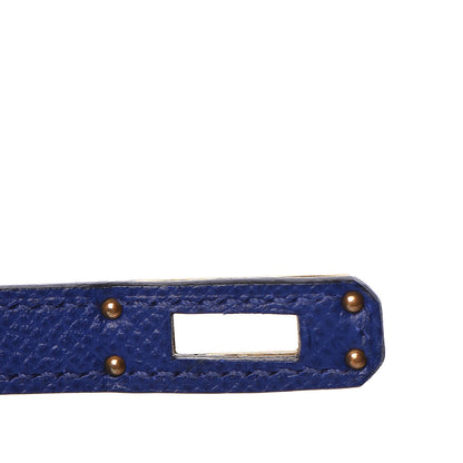 Hermes Epsom Mini Kelly Sellier 20 Bleu Electrique 22 of 29