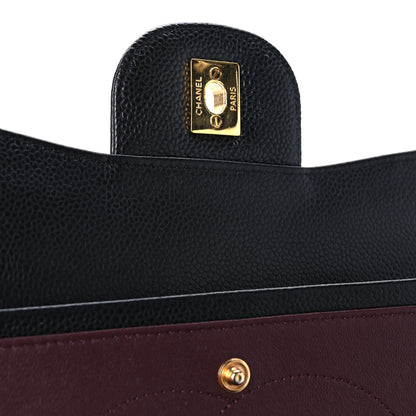 Chanel Caviar Quilted Jumbo Double Flap Black 6 of 11