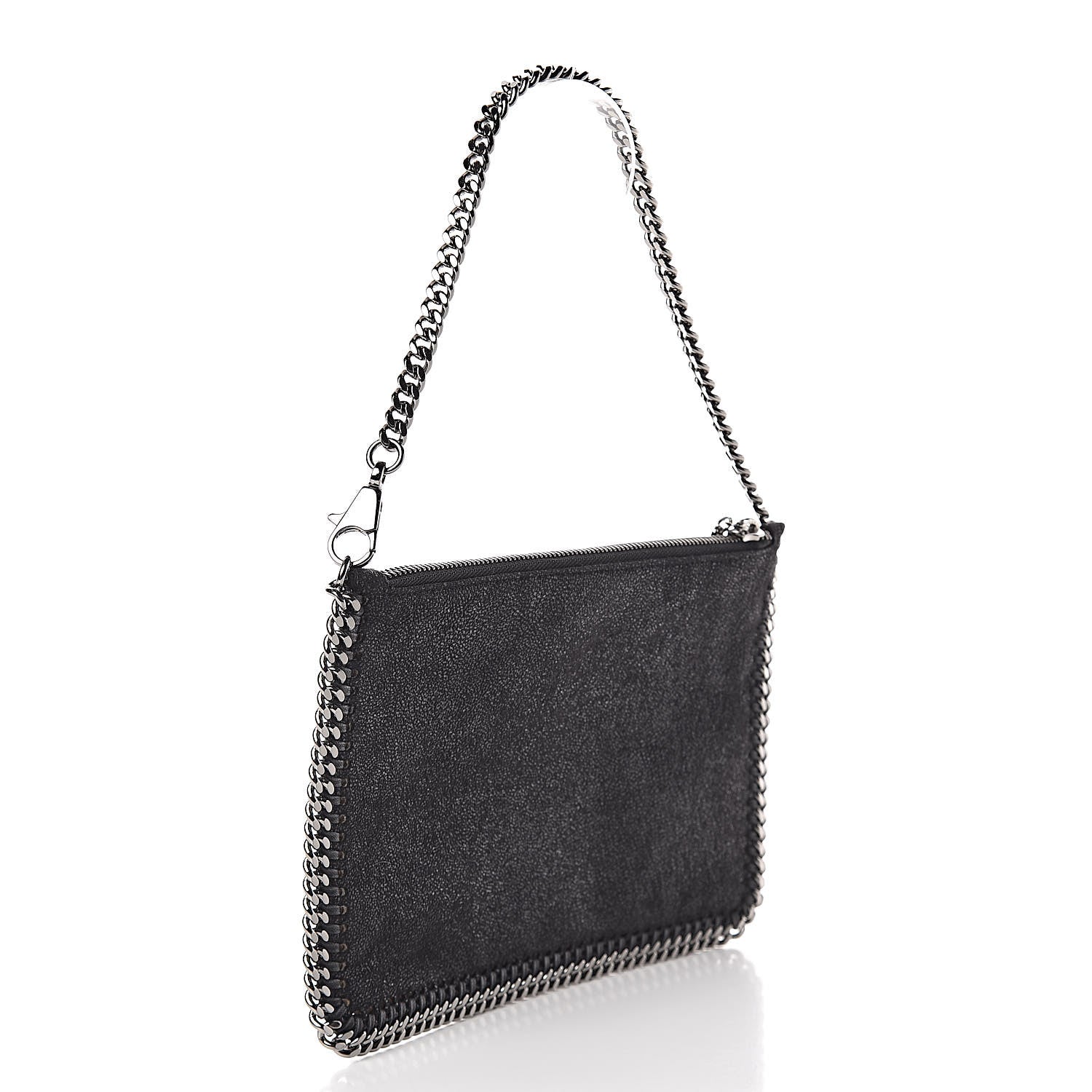 Stella McCartney Shaggy Deer Falabella Clutch Black 3 of 10
