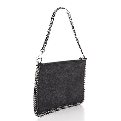 Stella McCartney Shaggy Deer Falabella Clutch Black 3 of 10