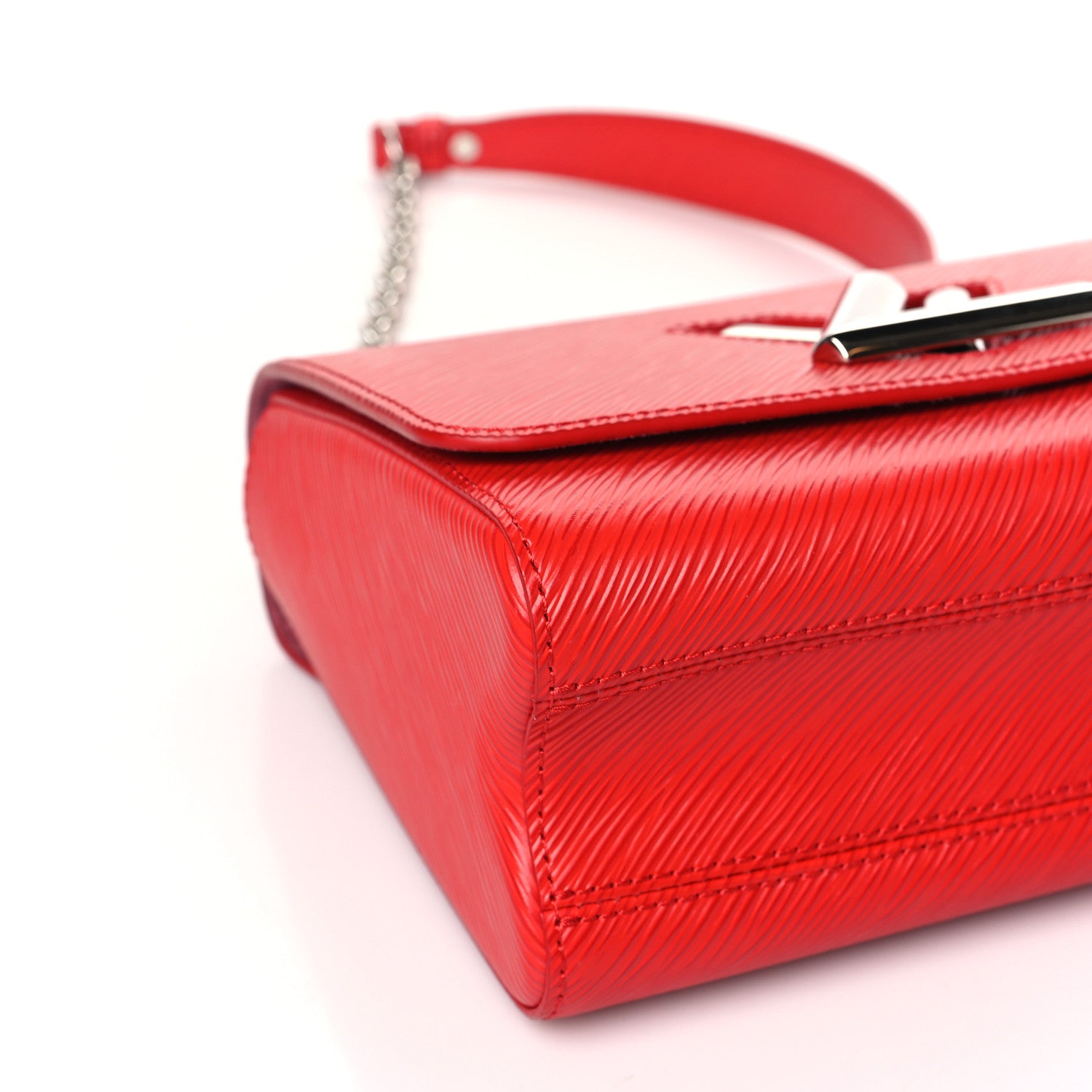 Louis Vuitton Epi Twist Shoulder Bag MM Coquelicot 7 of 9