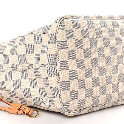 Louis Vuitton Damier Azur Neo Neverfull MM Rose Ballerine 9 of 12