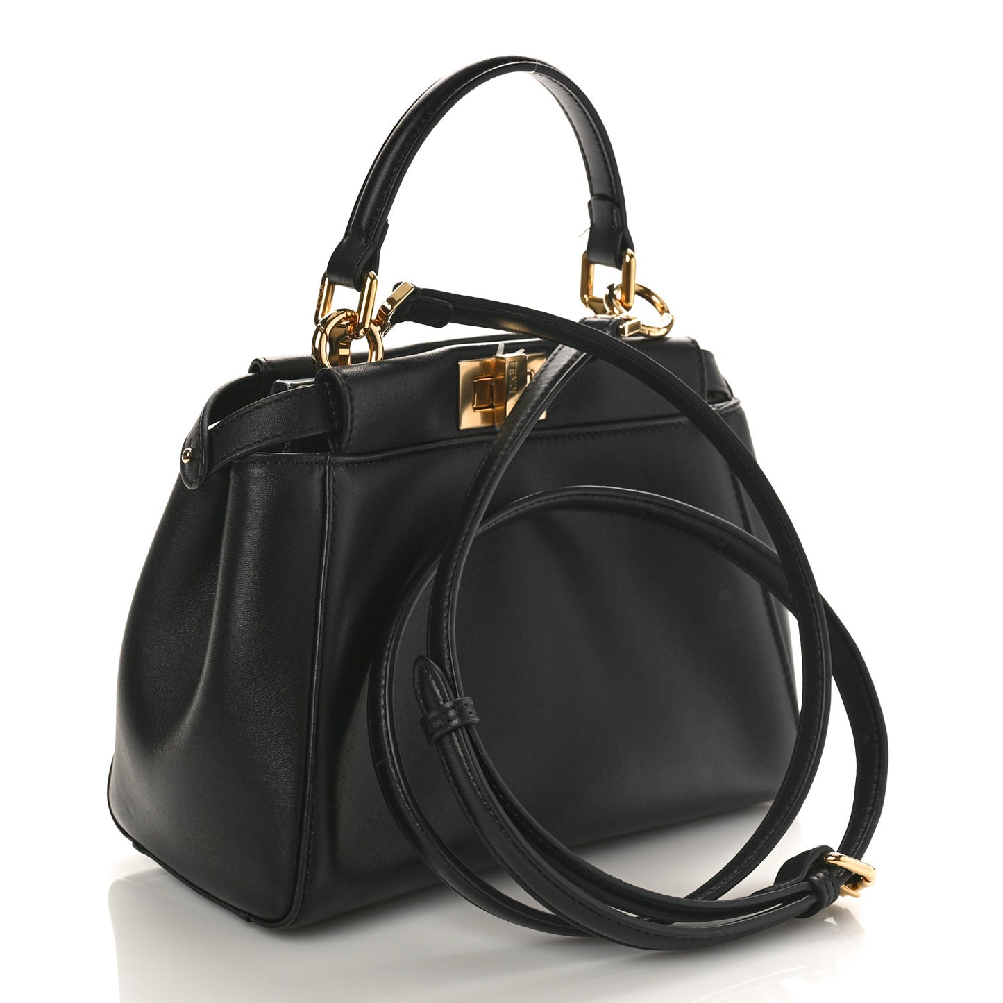 Nappa Mini Peekaboo Iconic Satchel Black