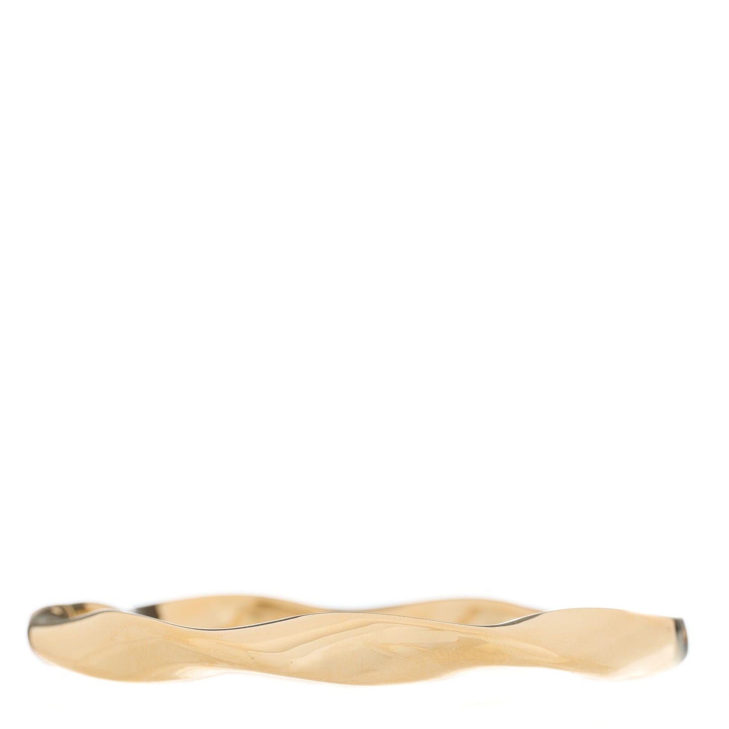 18K Yellow Gold Twisted Bangle Bracelet