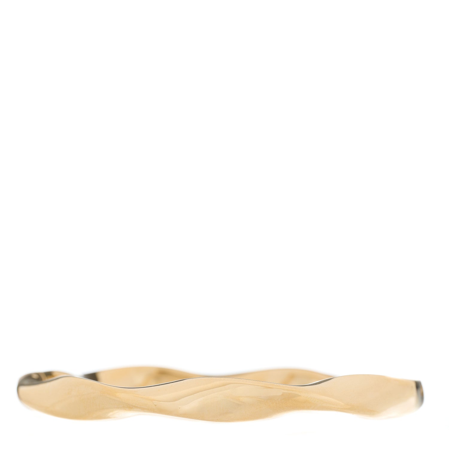 Roberto Coin 18K Yellow Gold Twisted Bangle Bracelet 2 of 5