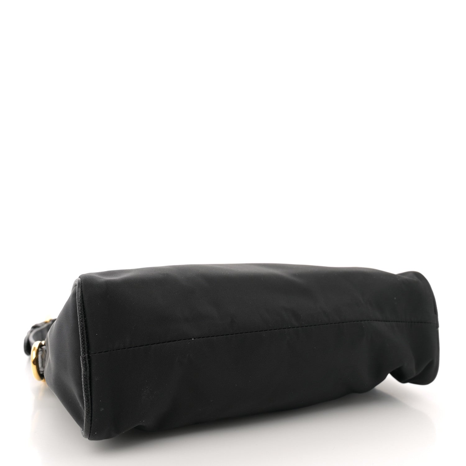 Prada Tessuto Nylon Saffiano Shoulder Bag Black 4 of 10