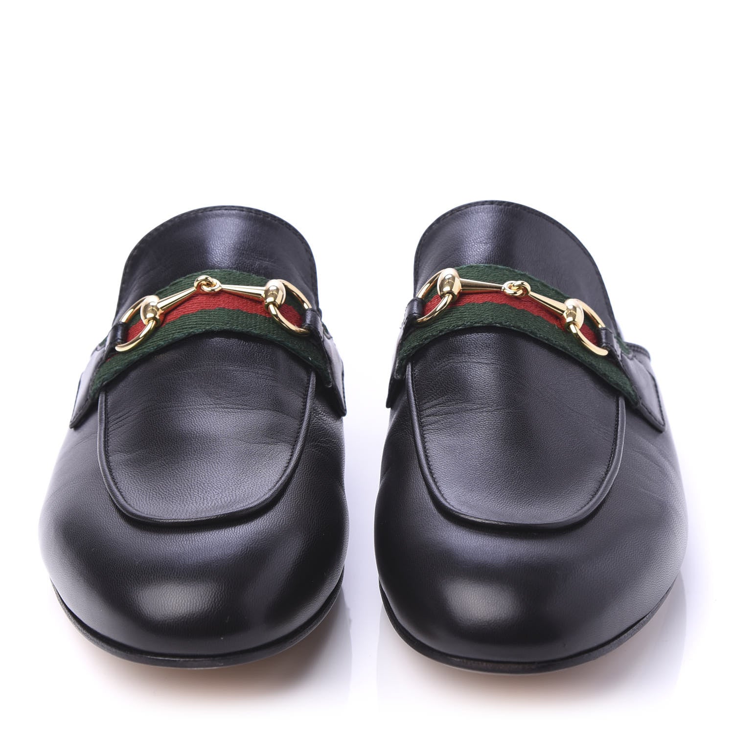 Gucci Malaga Kid Web Womens Princetown Slippers 39 Black 2 of 9
