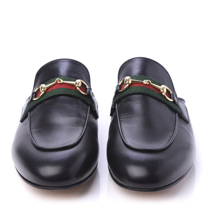 Gucci Malaga Kid Web Womens Princetown Slippers 39 Black 2 of 9