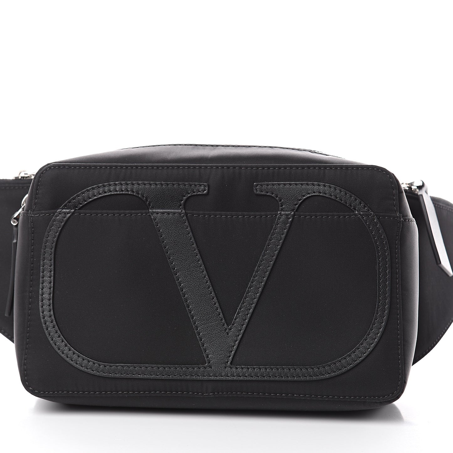 Nylon Vlogo Signature Belt Bag Black